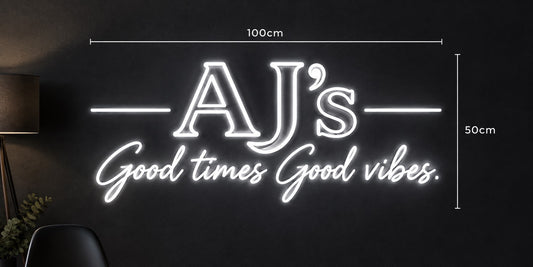 AJ'S | LED Neon Sign