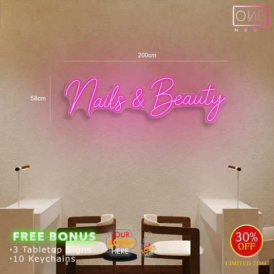 NAILS & BEAUTY | LED Neon Sign (RGB)