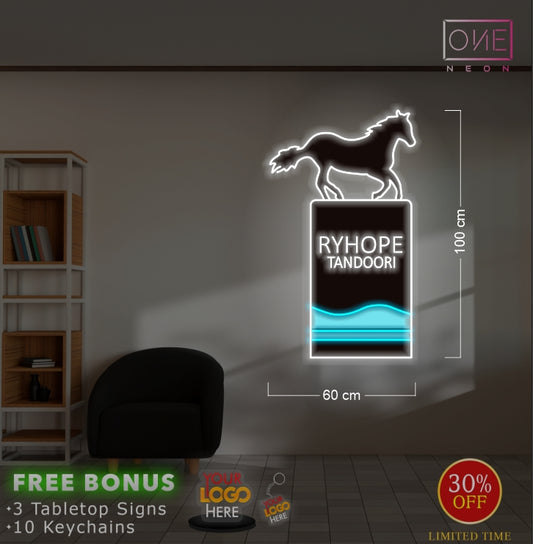 Enseigne néon LED personnalisée pour entreprise