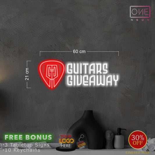 GUITARS GIVEAWAY | LED Neon Sign (2 signs)
