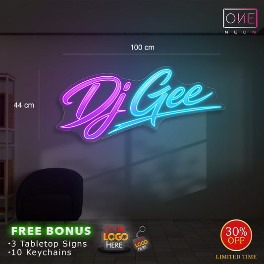 DJ GEE | LED Neon Sign