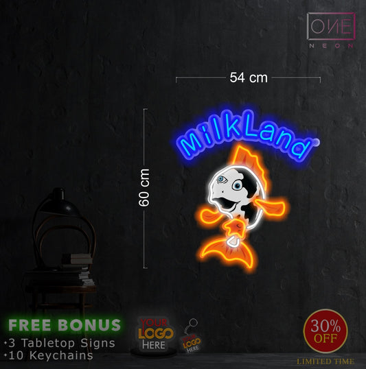 MILKLAND | LED Neon Sign (waterproof)