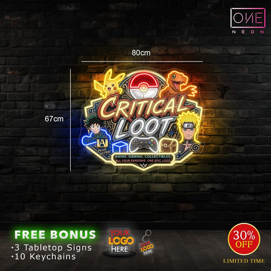 CRITICAL LOOT | LED Neon Sign