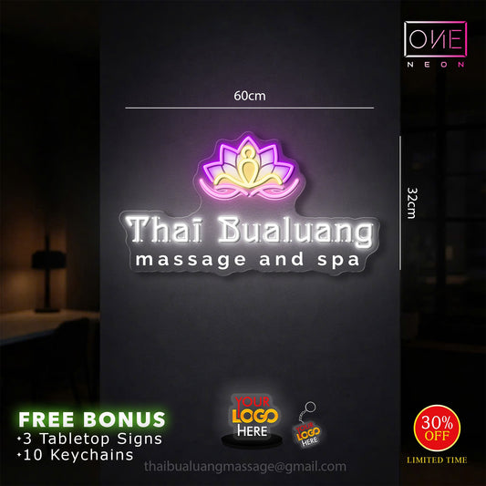 THAI BUALANG MASSAGE AND SPA | LED Neon Sign