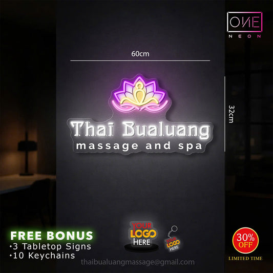 THAI BUALANG MASSAGE AND SPA | LED Neon Sign