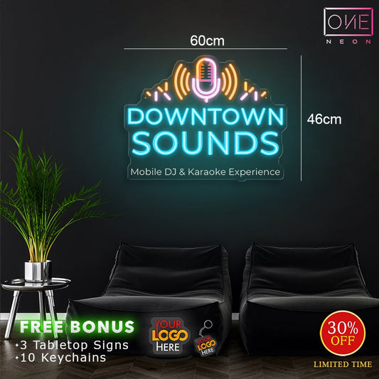 DOWNTOWN SOUNDS | LED Neon Sign