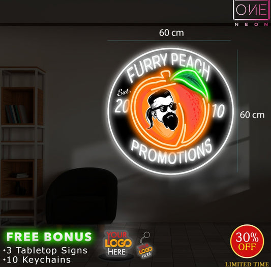 FURRY PEACH PROMOTIONS | LED Neon Sign