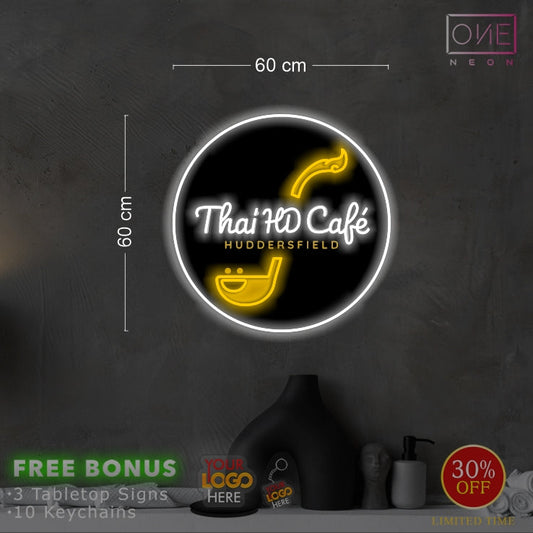 THAI HD CAFE | LED Neon Sign (waterproof)