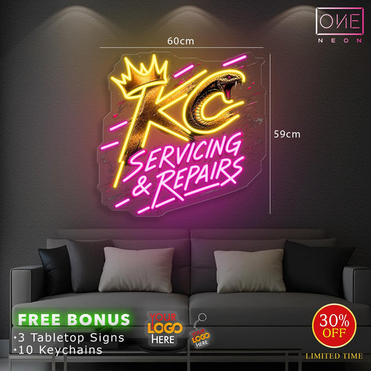 KC SERVICING & REPAIRS | LED Neon Sign