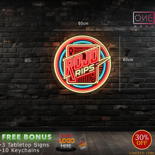 ROJO RIPS | LED Neon Sign (waterproof)