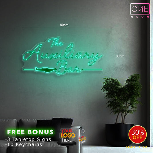 THE AUXILIARY BAR | LED Neon Sign
