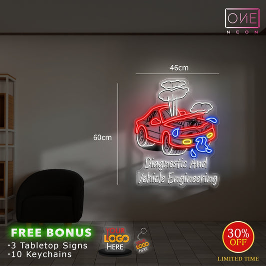 Diagnostic And Vehicle Engineering | LED Neon Sign