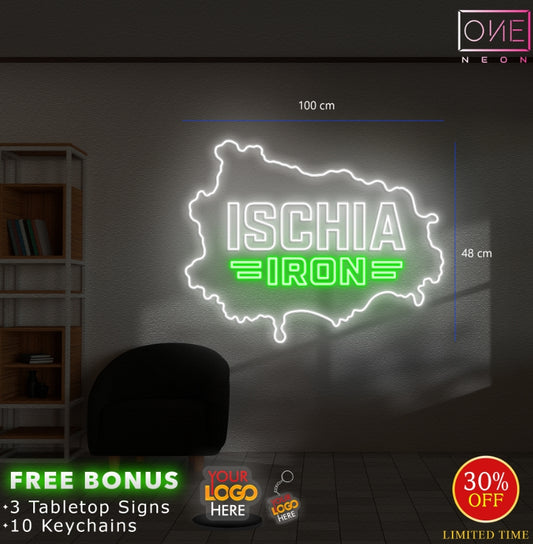 ISCHIA IRON | LED Neon Sign (waterproof)