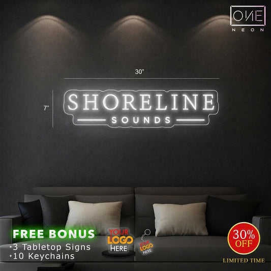 SHORELINE SOUNDS | LED Neon Sign