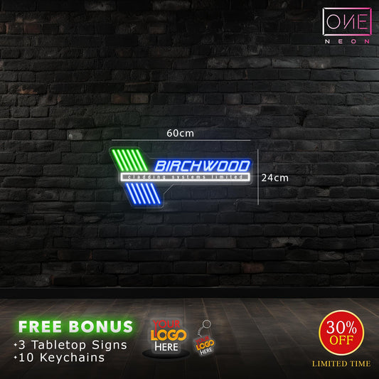 BIRCHWOOD | LED Neon Sign (waterproof)