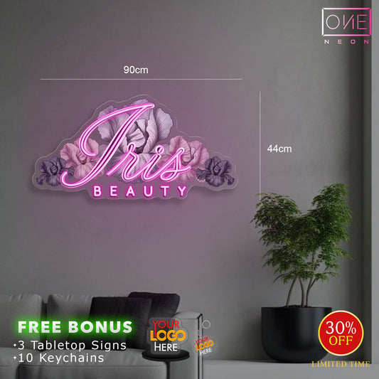 IRIS BEAUTY + REBELLION | LED Neon Sign (2 signs)