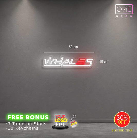 WHALES | LED Neon Sign
