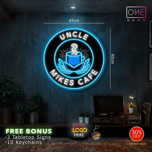 UNCLE MIKES CAFE | LED Neon Sign