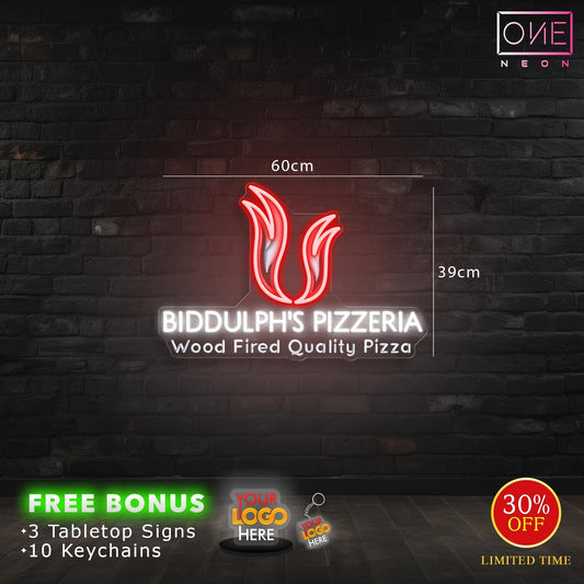 Biddulph's pizzeria | Led Neon Sign