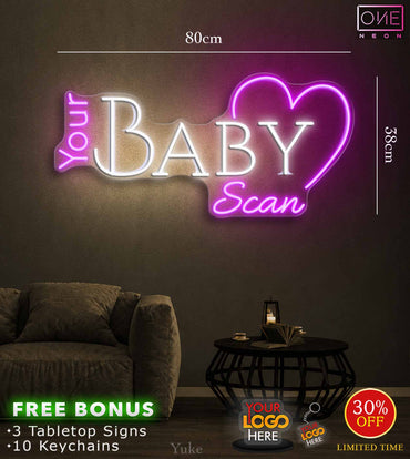 Cheshire Bloods Clinic & Your Baby Scan | LED Neon Sign