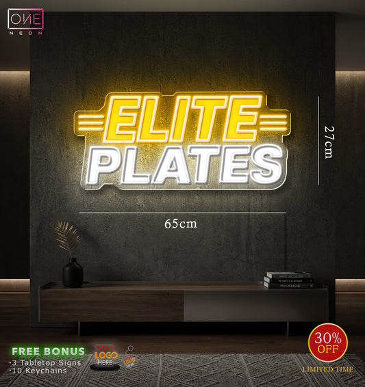 ELITE PLATES | LED Neon Sign