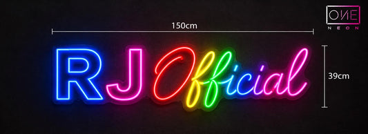 RJ OFFICIAL | LED Neon Sign
