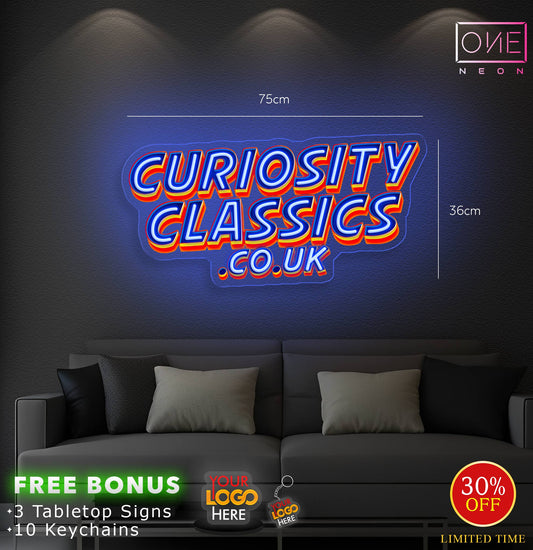 Curiosity Classics | LED Neon Sign