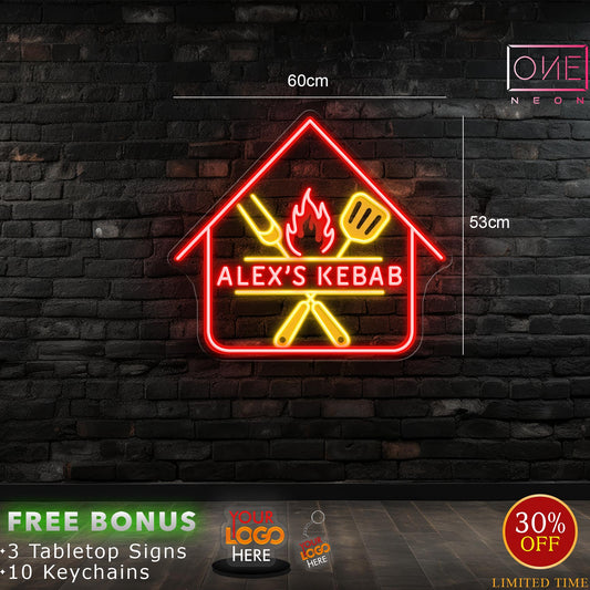 Alex's kebab | LED Neon Sign