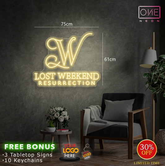 LOST WEEKEND RESURRECTION | LED Neon Sign