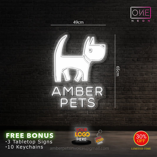 AMBER PETS | LED Neon Sign