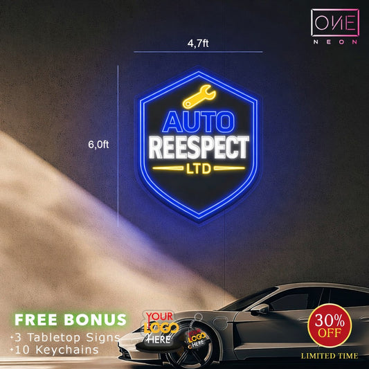 AUTO REESPECT LTD | LED Neon Sign (waterproof)