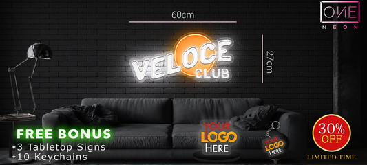VELOCE CLUB | LED Neon Sign (waterproof)