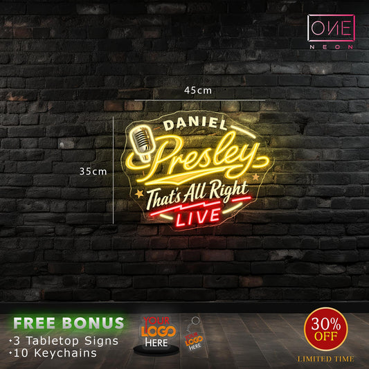 DANIEL PRESLEY | LED Neon Sign