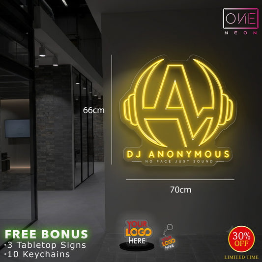 DJ ANONYMOUS | LED Neon Sign