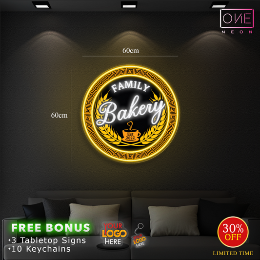Family bakery| LED Neon Sign