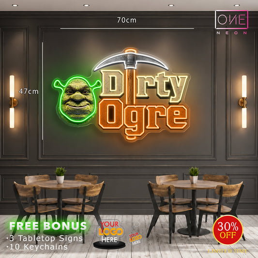 Dirty Ogre | LED Neon Sign