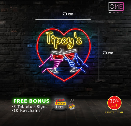 TIPSY'S | LED Neon Sign