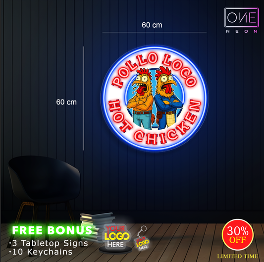 POLLO LOCO HOT CHICKEN | LED Neon Sign