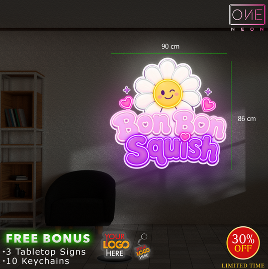 BON BON SQUISH | LED Neon Sign