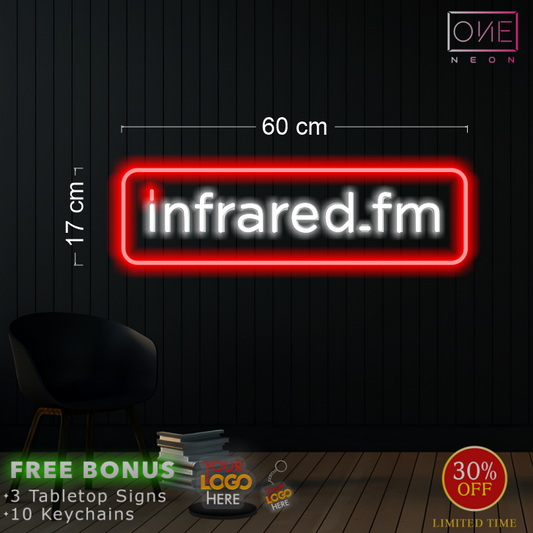 INFRAREDFM | LED Neon Sign