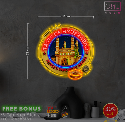 Taste of Hyderabad | LED Neon Sign