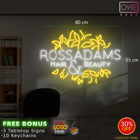 ROSS ADAM HAIR & BEAUTY | LED Neon Sign