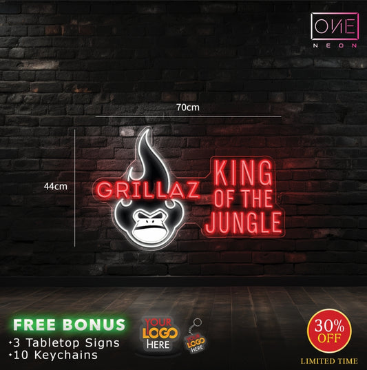 King of the jungle| Led Neon Sign