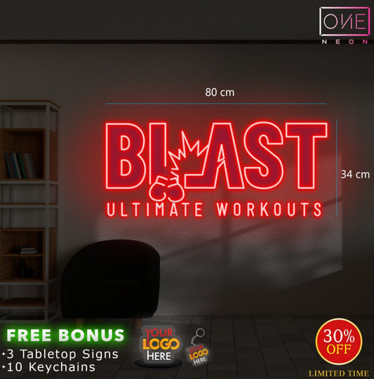 BLAST | LED Neon Sign (outdoor sign)