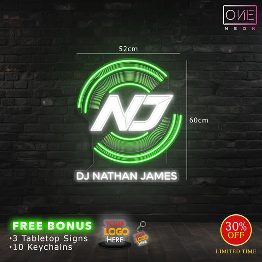 DJ NATHAN JAMES | LED Neon Sign
