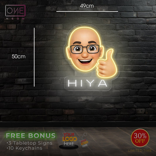 HIYA Logo | Led Neon Sign