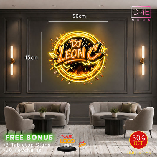 DJ LEON C | LED Neon Sign