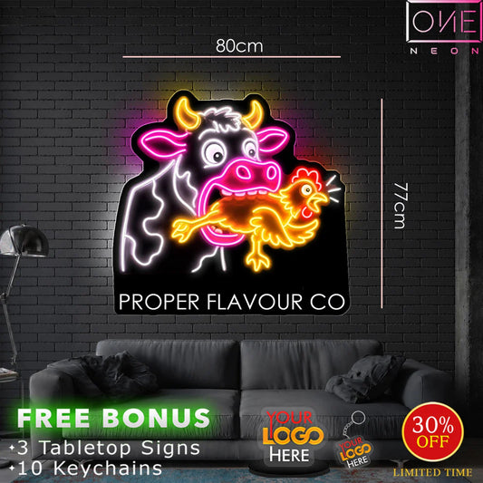Proper flavour co 1 | LED Neon Sign