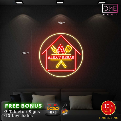 Alex's kebab| LED Neon Sign