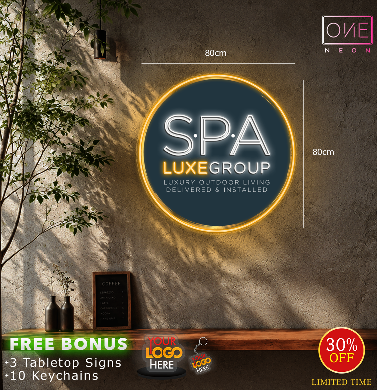 SPA | Led Neon Sign